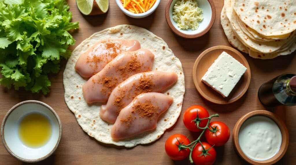 chicken wrap ingredients