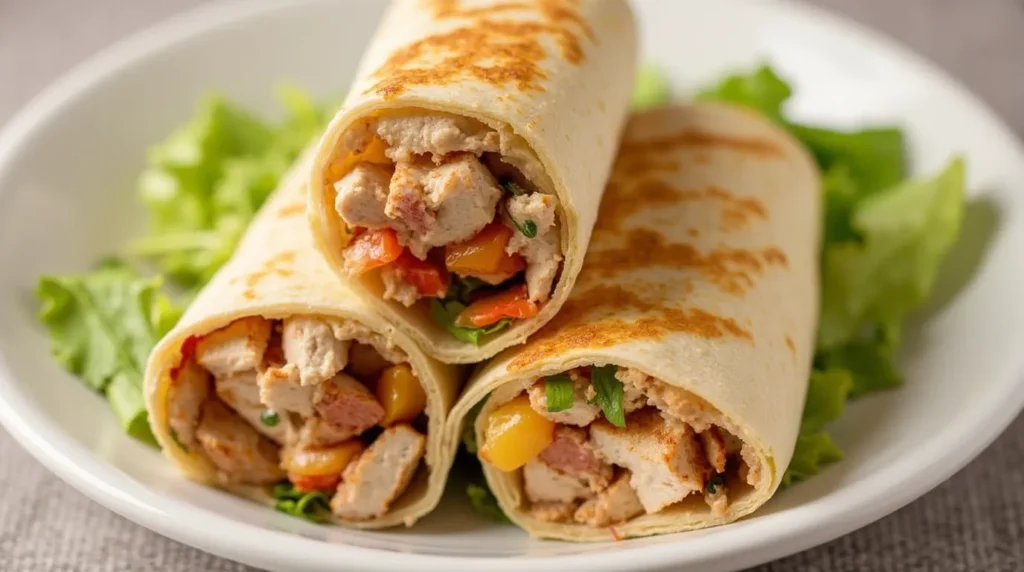 grilled chicken wrap