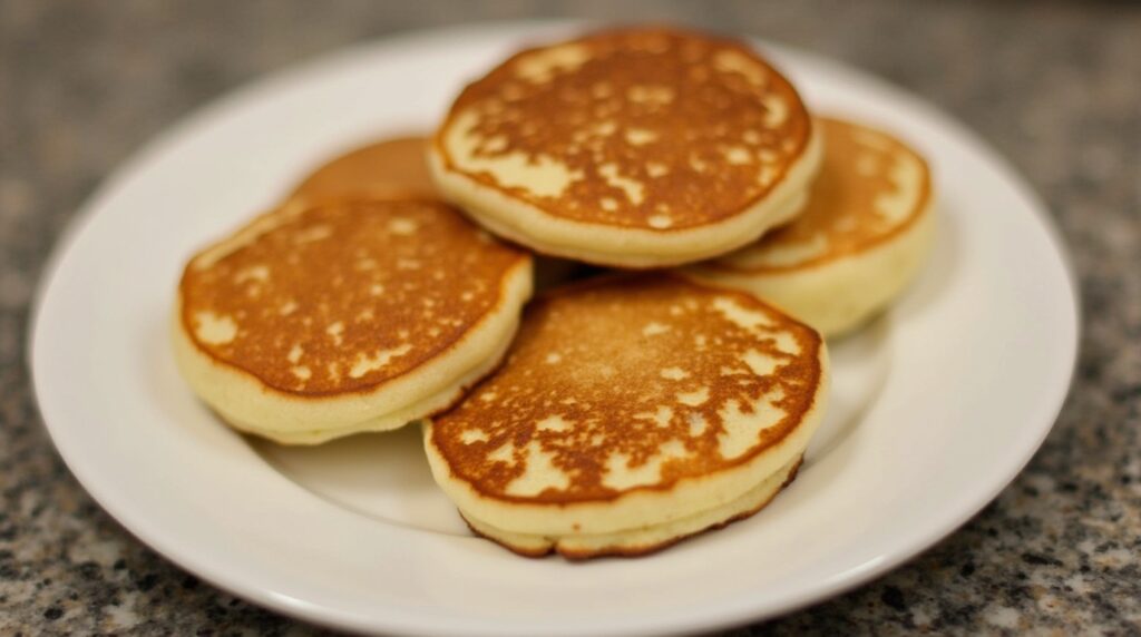 How long do I warm up mini pancakes?