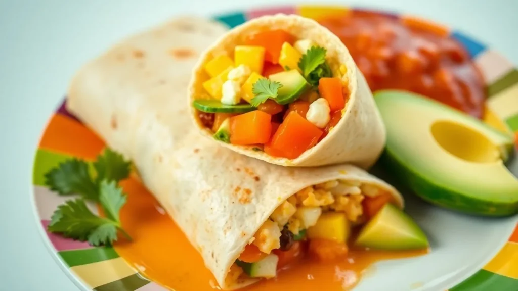 Healthy Breakfast Burrito