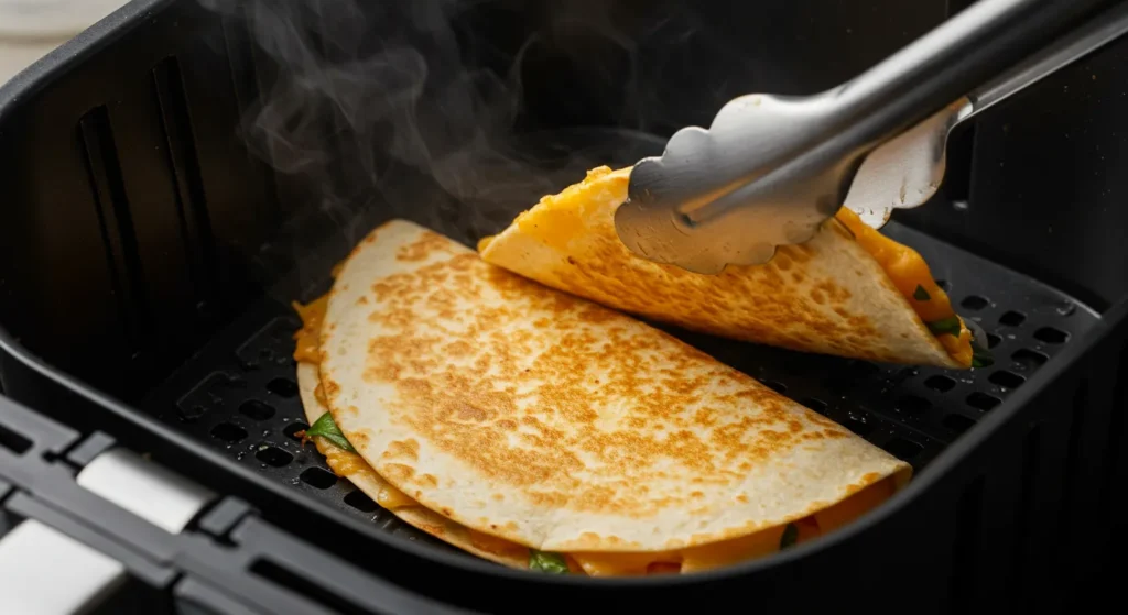 Flipping the Quesadilla