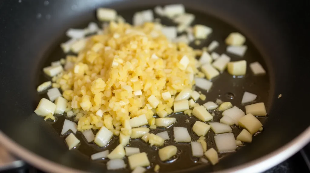 Sautéing Garlic and Onions