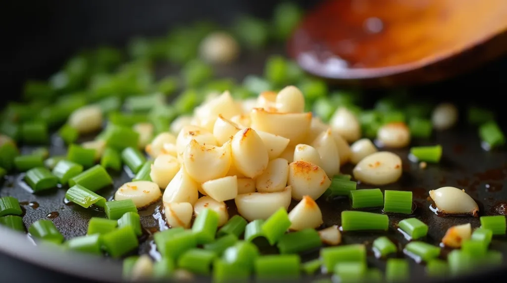 Stir-Fry Garlic and Onions