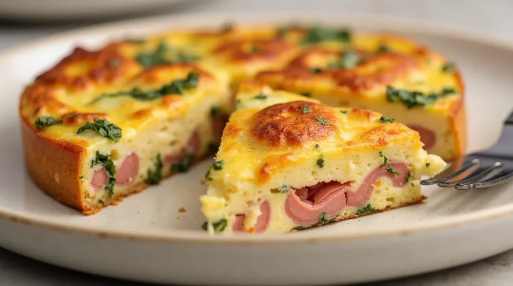 ham and cheese frittata