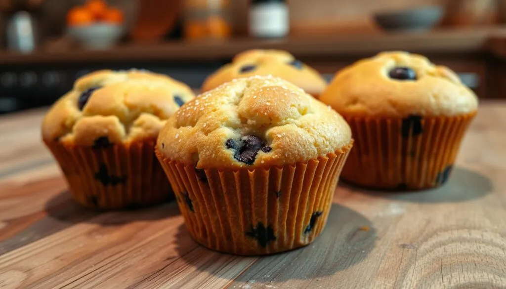 What is the secret to moist muffins?