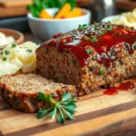 What is the secret to moist meatloaf?