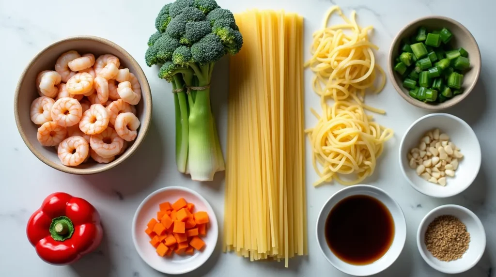 Essential Ingredients for the Perfect Shrimp Noodles Recipe