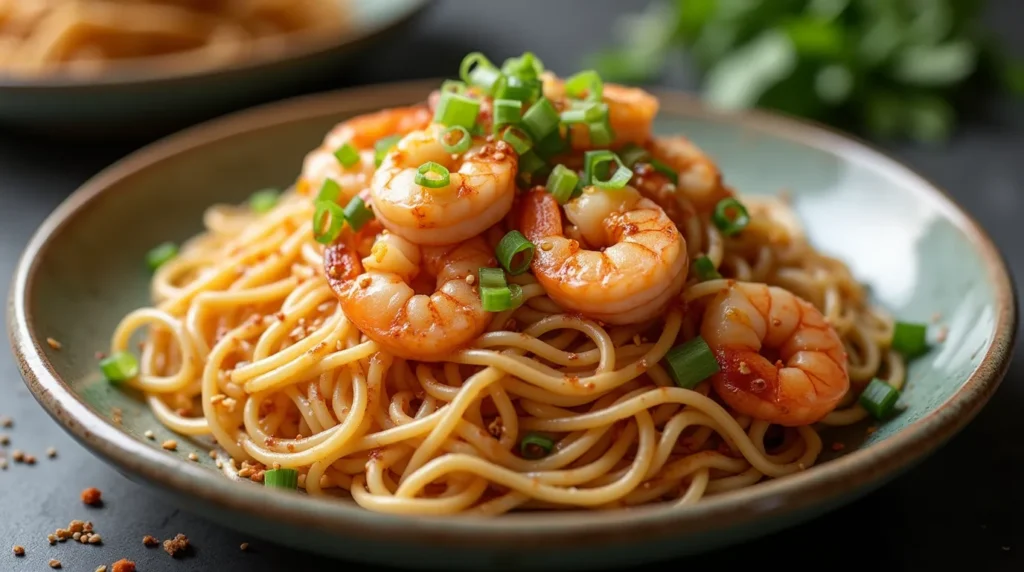 Serve the Shrimp Noodles